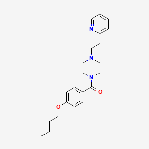 (4-Butoxyphenyl){4-[2-(pyridin-2-yl)ethyl]piperazin-1-yl}methanone