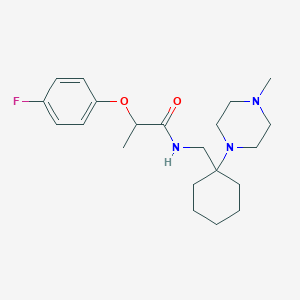 2-(4-fluorophenoxy)-N-{[1-(4-methylpiperazin-1-yl)cyclohexyl]methyl}propanamide