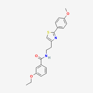 3-ethoxy-N-{2-[2-(4-methoxyphenyl)-1,3-thiazol-4-yl]ethyl}benzamide