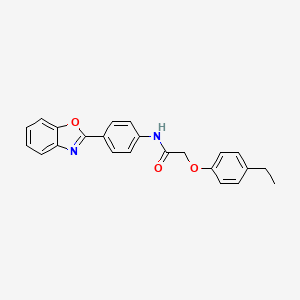 N-[4-(1,3-benzoxazol-2-yl)phenyl]-2-(4-ethylphenoxy)acetamide