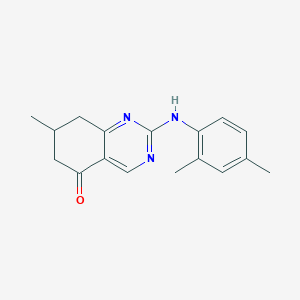 2-[(2,4-dimethylphenyl)amino]-7-methyl-7,8-dihydroquinazolin-5(6H)-one