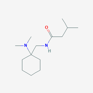 N-{[1-(dimethylamino)cyclohexyl]methyl}-3-methylbutanamide