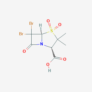 molecular formula C8H9Br2NO5S B113446 6,6-Dibromopenicillanic acid sulfone CAS No. 76646-91-8