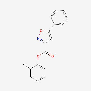 2-Methylphenyl 5-phenyl-1,2-oxazole-3-carboxylate