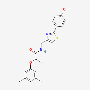 2-(3,5-dimethylphenoxy)-N-{[2-(4-methoxyphenyl)-1,3-thiazol-4-yl]methyl}propanamide