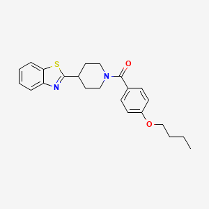 2-[1-(4-Butoxybenzoyl)piperidin-4-yl]-1,3-benzothiazole