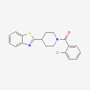 2-[1-(2-Chlorobenzoyl)piperidin-4-yl]-1,3-benzothiazole