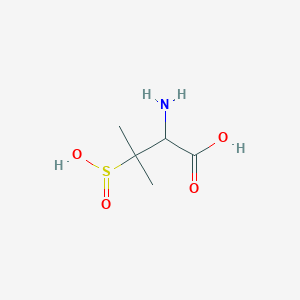 molecular formula C5H11NO4S B113447 2-Amino-3-methyl-3-sulfinobutanoic acid CAS No. 98462-04-5