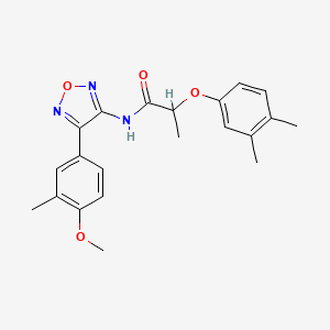 2-(3,4-dimethylphenoxy)-N-[4-(4-methoxy-3-methylphenyl)-1,2,5-oxadiazol-3-yl]propanamide