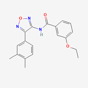 N-[4-(3,4-dimethylphenyl)-1,2,5-oxadiazol-3-yl]-3-ethoxybenzamide