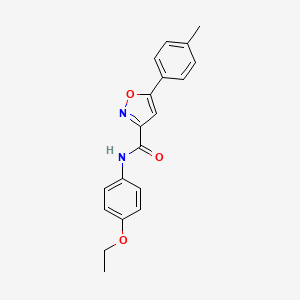 N-(4-ethoxyphenyl)-5-(4-methylphenyl)-1,2-oxazole-3-carboxamide