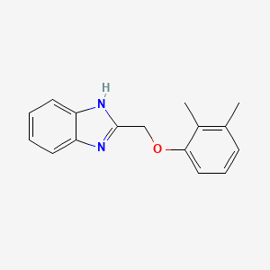 molecular formula C16H16N2O B11344845 2-[(2,3-dimethylphenoxy)methyl]-1H-benzimidazole 