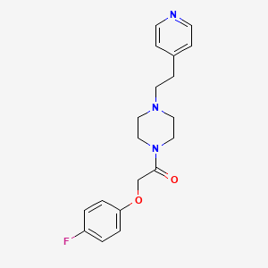 2-(4-Fluorophenoxy)-1-{4-[2-(pyridin-4-yl)ethyl]piperazin-1-yl}ethanone