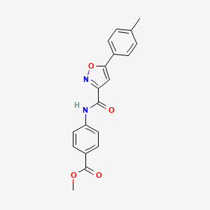 Methyl 4-({[5-(4-methylphenyl)-1,2-oxazol-3-yl]carbonyl}amino)benzoate