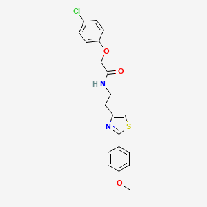 molecular formula C20H19ClN2O3S B11344908 2-(4-chlorophenoxy)-N-{2-[2-(4-methoxyphenyl)-1,3-thiazol-4-yl]ethyl}acetamide 