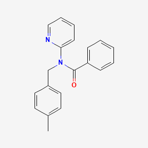 molecular formula C20H18N2O B11345023 N-(4-methylbenzyl)-N-(pyridin-2-yl)benzamide 