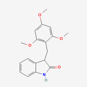 3-(2,4,6-trimethoxybenzyl)-1,3-dihydro-2H-indol-2-one