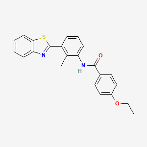 N-[3-(1,3-benzothiazol-2-yl)-2-methylphenyl]-4-ethoxybenzamide