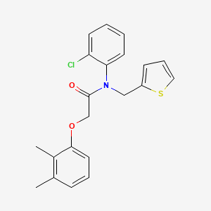 N-(2-chlorophenyl)-2-(2,3-dimethylphenoxy)-N-(thiophen-2-ylmethyl)acetamide