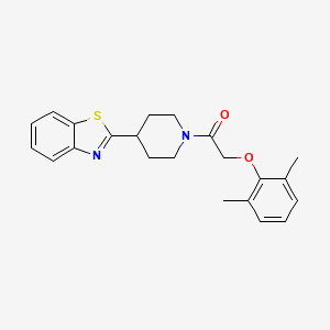 1-[4-(1,3-Benzothiazol-2-yl)piperidin-1-yl]-2-(2,6-dimethylphenoxy)ethanone