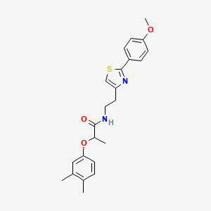 2-(3,4-dimethylphenoxy)-N-{2-[2-(4-methoxyphenyl)-1,3-thiazol-4-yl]ethyl}propanamide