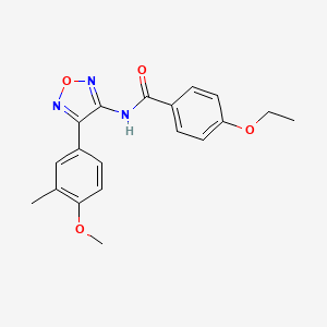 4-ethoxy-N-[4-(4-methoxy-3-methylphenyl)-1,2,5-oxadiazol-3-yl]benzamide