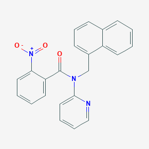 N-(naphthalen-1-ylmethyl)-2-nitro-N-(pyridin-2-yl)benzamide