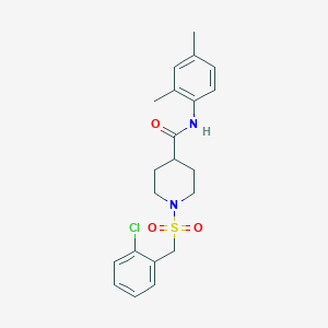 1-[(2-chlorobenzyl)sulfonyl]-N-(2,4-dimethylphenyl)piperidine-4-carboxamide