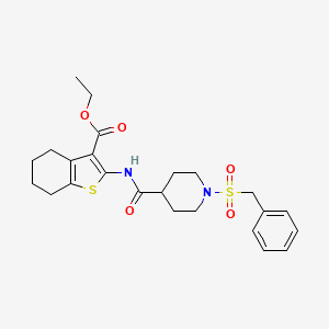 Ethyl 2-({[1-(benzylsulfonyl)piperidin-4-yl]carbonyl}amino)-4,5,6,7-tetrahydro-1-benzothiophene-3-carboxylate