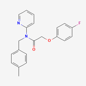 2-(4-fluorophenoxy)-N-(4-methylbenzyl)-N-(pyridin-2-yl)acetamide