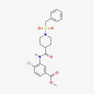 Methyl 3-({[1-(benzylsulfonyl)piperidin-4-yl]carbonyl}amino)-4-chlorobenzoate