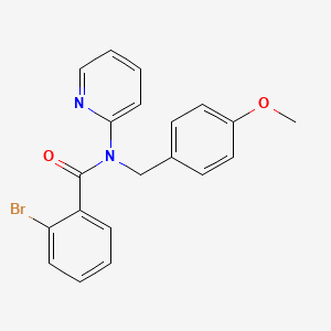 2-bromo-N-(4-methoxybenzyl)-N-(pyridin-2-yl)benzamide