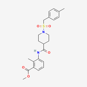 Methyl 2-methyl-3-[({1-[(4-methylbenzyl)sulfonyl]piperidin-4-yl}carbonyl)amino]benzoate