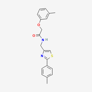 2-(3-methylphenoxy)-N-{[2-(4-methylphenyl)-1,3-thiazol-4-yl]methyl}acetamide