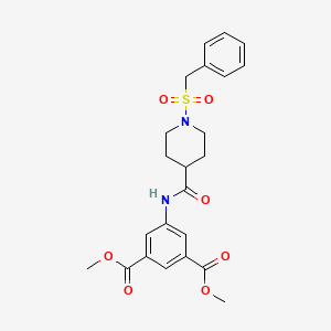 Dimethyl 5-({[1-(benzylsulfonyl)piperidin-4-yl]carbonyl}amino)benzene-1,3-dicarboxylate