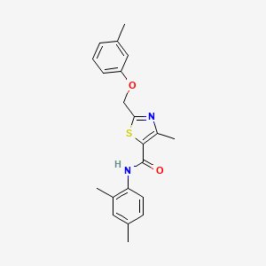 N-(2,4-dimethylphenyl)-4-methyl-2-[(3-methylphenoxy)methyl]-1,3-thiazole-5-carboxamide