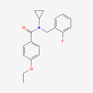 N-cyclopropyl-4-ethoxy-N-(2-fluorobenzyl)benzamide