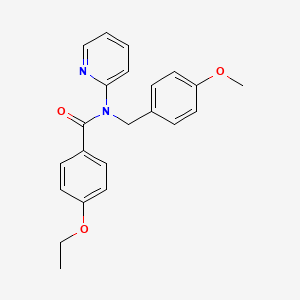 4-ethoxy-N-(4-methoxybenzyl)-N-(pyridin-2-yl)benzamide