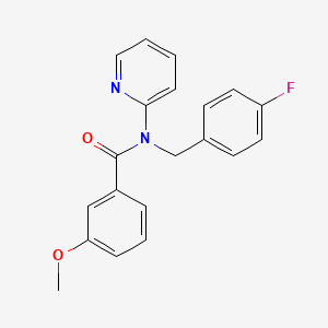 N-(4-fluorobenzyl)-3-methoxy-N-(pyridin-2-yl)benzamide