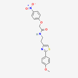 N-{2-[2-(4-methoxyphenyl)-1,3-thiazol-4-yl]ethyl}-2-(4-nitrophenoxy)acetamide