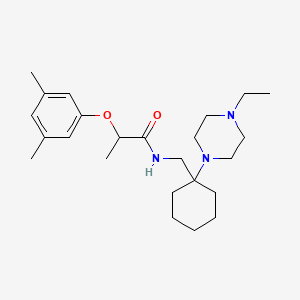 2-(3,5-dimethylphenoxy)-N-{[1-(4-ethylpiperazin-1-yl)cyclohexyl]methyl}propanamide