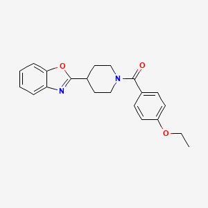 2-[1-(4-Ethoxybenzoyl)piperidin-4-yl]-1,3-benzoxazole