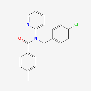 N-(4-chlorobenzyl)-4-methyl-N-(pyridin-2-yl)benzamide