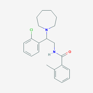 N-[2-(azepan-1-yl)-2-(2-chlorophenyl)ethyl]-2-methylbenzamide