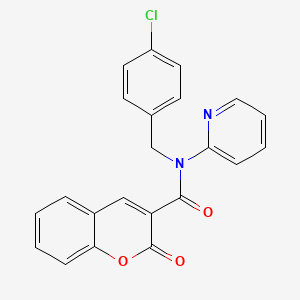 N-(4-chlorobenzyl)-2-oxo-N-(pyridin-2-yl)-2H-chromene-3-carboxamide