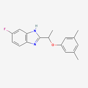 2-[1-(3,5-dimethylphenoxy)ethyl]-5-fluoro-1H-benzimidazole