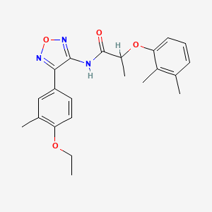 2-(2,3-dimethylphenoxy)-N-[4-(4-ethoxy-3-methylphenyl)-1,2,5-oxadiazol-3-yl]propanamide