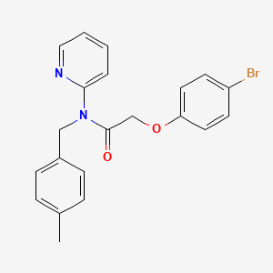 2-(4-bromophenoxy)-N-(4-methylbenzyl)-N-(pyridin-2-yl)acetamide