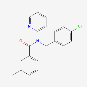 N-(4-chlorobenzyl)-3-methyl-N-(pyridin-2-yl)benzamide