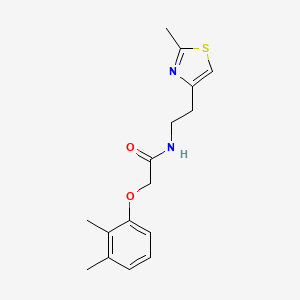 molecular formula C16H20N2O2S B11346506 2-(2,3-dimethylphenoxy)-N-[2-(2-methyl-1,3-thiazol-4-yl)ethyl]acetamide 